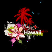 Hawaii with Flowers - 18 Can Cooler Seat Design
