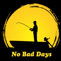 Fishing No Bad Days - 32 Can Cooler Seat Design