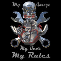 My Garage My Beer Skull - Big Stack Design