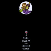 Wine and Grapes/Keep Calm and Drink Wine Combo - Double Stack Design