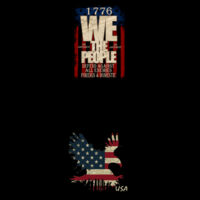 We The People 2nd Amendment & Eagle Flag - Double Stack Design