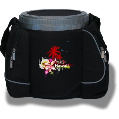 Hawaii with Flowers - 18 Can Cooler Seat Thumbnail