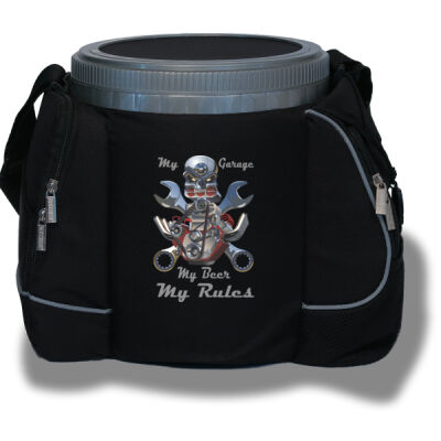 My Garage My Beer Skull - 18 Can Cooler Seat Thumbnail