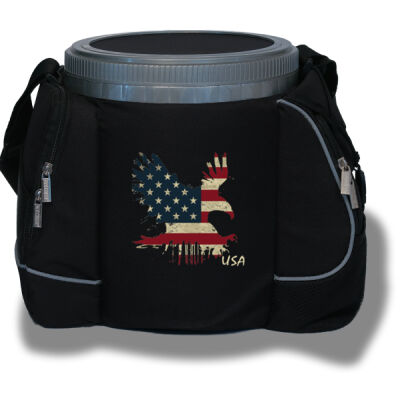 Patriot Eagle - 18 Can Cooler Seat Thumbnail