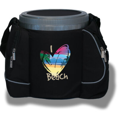 I Heart Beach - 18 Can Cooler Seat Thumbnail
