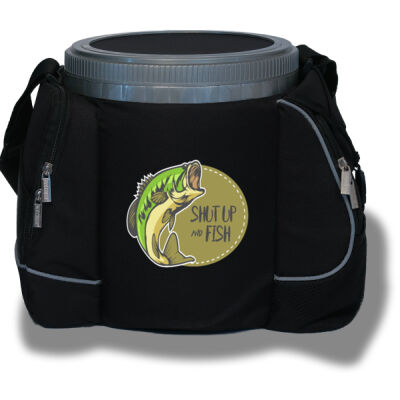 Shut Up & Fish - 18 Can Cooler Seat Thumbnail