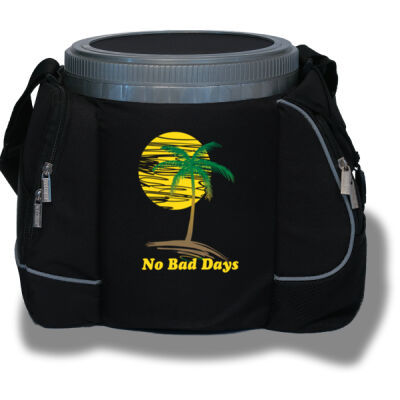 No Bad Days Palm Tree Sunset - 18 Can Cooler Seat Thumbnail
