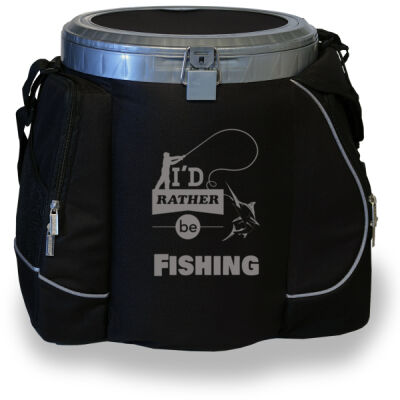 I'd Rather Be Fishing - 32 Can Cooler Seat Thumbnail
