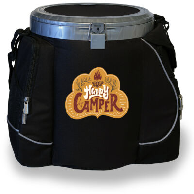 Happy Camper1 - 32 Can Cooler Seat Thumbnail