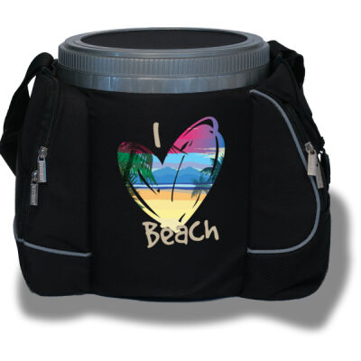 18 Can Cooler Seat Black Beach I Heart - 18 Can Cooler Seat Thumbnail