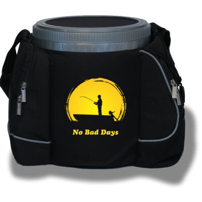 18 Can Cooler Seat Black No Bad Days Fishing - 18 Can Cooler Seat Thumbnail