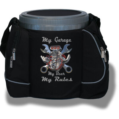 18 Can Cooler Seat Black My Garage Skull - 18 Can Cooler Seat Thumbnail