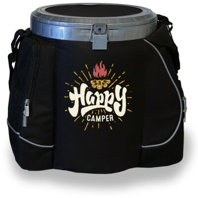 32 Can Black Happy Camper 2 - 32 Can Cooler Seat Thumbnail
