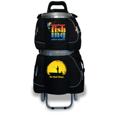 Double Stack Black Fishing Outdoor Adventure & No Bad Days - Double Stack Thumbnail