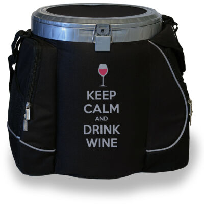 Keep Calm Drink Wine - 32 Can Cooler Seat Thumbnail