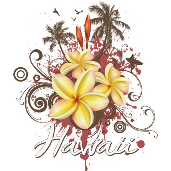 Hawaii Flower & Palms Thumbnail