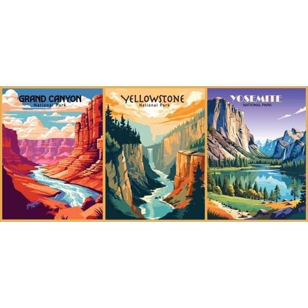 Grand Canyon Yellowstone Yosemite Thumbnail