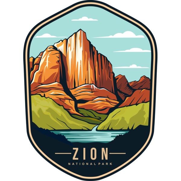 Zion National Park Shield Thumbnail